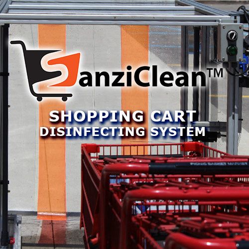 SanziClean Shopping Cart Disinfecting System
